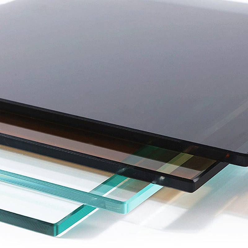 Tavolo di vetro rotondo a forma di forma C di metà secolo.