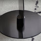 Contemporary Glass Round Top Side Table Metal Pedestal End Table Clearhalo 'Coffee & Accent Tables' 'End & Side Tables' 'end_side_tables' 'furn' 'furn_end_side_tables' 'Furniture' 'Living Room Furniture' 7117762