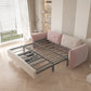 Contemporary Foldable Futon Sleeper Pink Futon Sleeper Sofa Bed