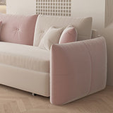 Contemporary Foldable Futon Sleeper Pink Futon Sleeper Sofa Bed