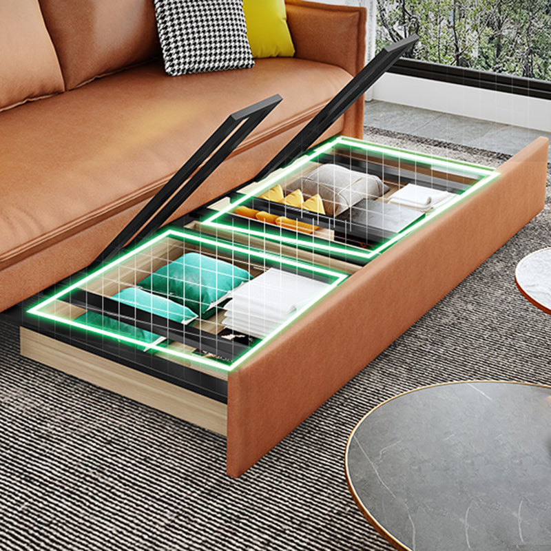 31 "divano dormiente scandinavo da 31" divano dormiente arancione arancione arancione