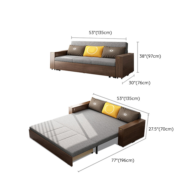 29 "brede hedendaagse slaper bank futon grijze opslag slaper bank