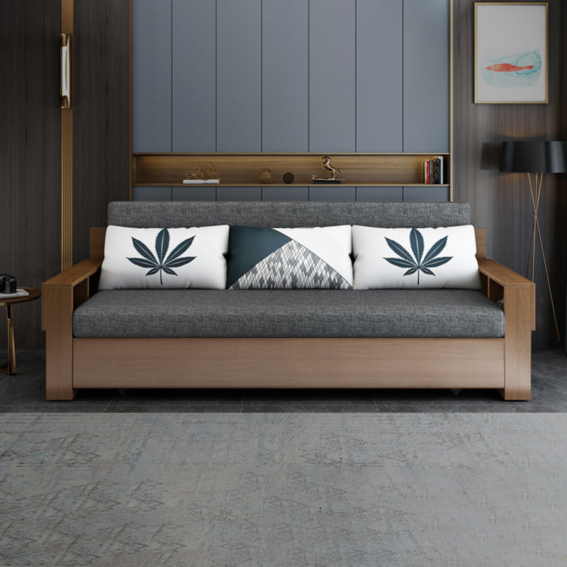 Dormita da 30 "divano dormiente contemporaneo futon grigio divano dormiente