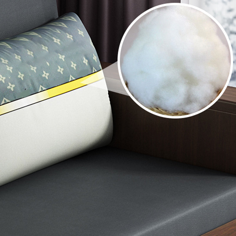 31 "De large canapé-lit contemporain futon gris oreiller comprenant un canapé-lit