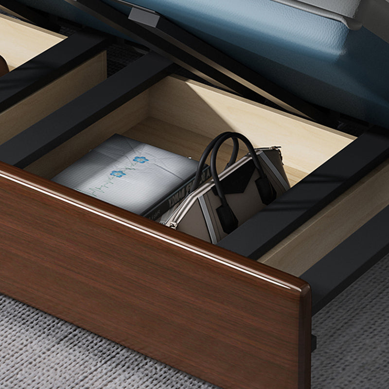 Divano per dormiente moderno in pelle finta 31,45 "H divano a braccia quadrate imbottite