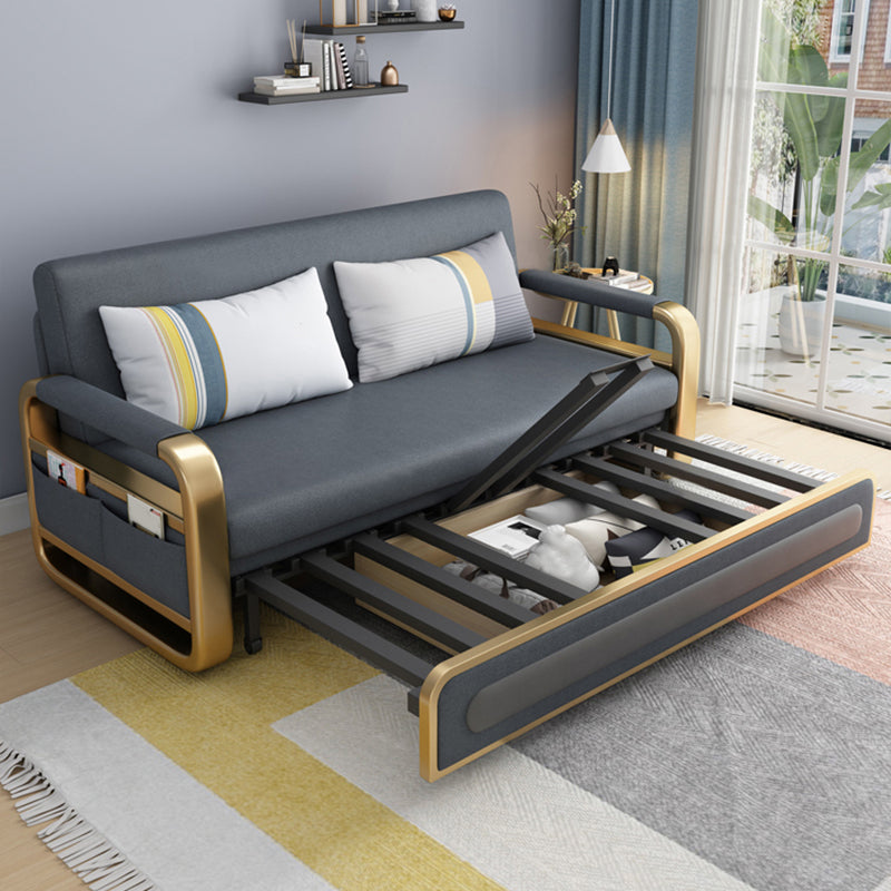 Cuscino posteriore braccia quadrata divano di divano futon in frode in pelle convalida con deposito