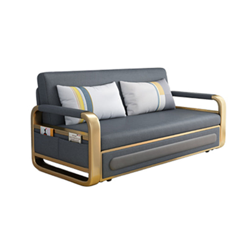 Cuscino posteriore braccia quadrata divano di divano futon in frode in pelle convalida con deposito