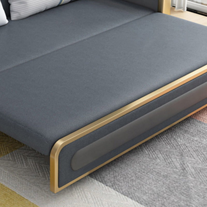 Cuscino posteriore braccia quadrata divano di divano futon in frode in pelle convalida con deposito