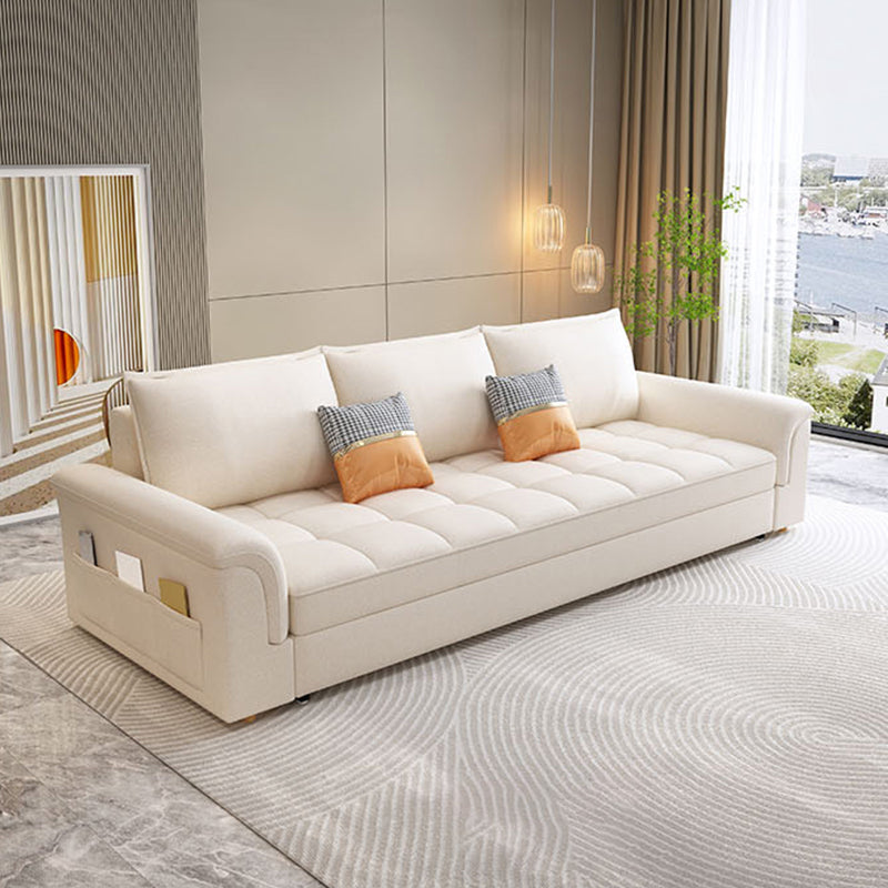 Divano a cornice in metallo in stile moderno divano a pianta quadrata imbottita