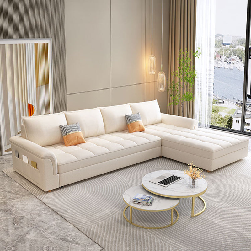 Divano a cornice in metallo in stile moderno divano a pianta quadrata imbottita