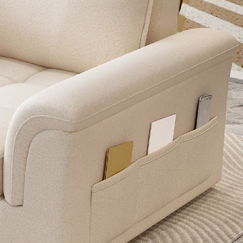 Divano a cornice in metallo in stile moderno divano a pianta quadrata imbottita