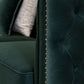 33" Wide Glam Sleeper Sofa Pillow Included Tufted Back Sleeper Sofa