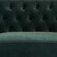 33" Wide Glam Sleeper Sofa Pillow Included Tufted Back Sleeper Sofa