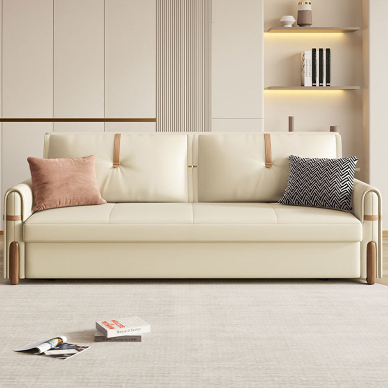 Cuscino da 32 "cuscinetto in pelle da divano dormiente ad largo glam