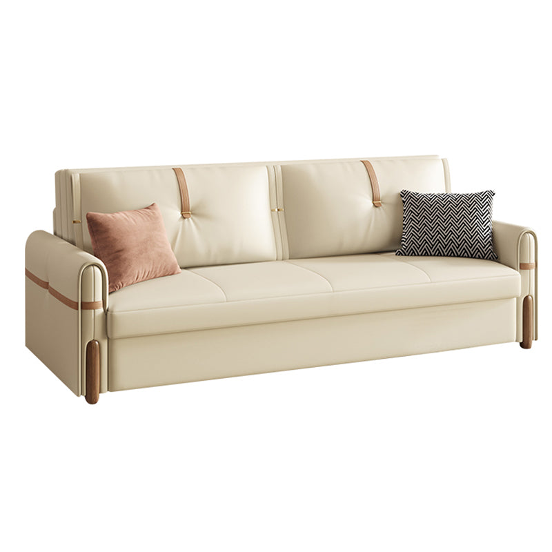 Cuscino da 32 "cuscinetto in pelle da divano dormiente ad largo glam