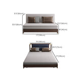 Divano letto in legno in legno massiccio di divano di lino convertibile in grigio