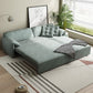 Nordic Upholstered Sleeper Sofa Pillow Top Arm Sofa Bed in Green Clearhalo 'furn' 'furn_futons' 'Furniture' 'Futons & Daybeds' 'Futons' 'Living Room Furniture' 7121372