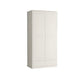 Contemporary Style Wardrobe Armoire Solid Wood Wardrobe Closet with Doors and Drawers Armoire 39"L x 23"W x 83"H White Clearhalo 'Armoires & Wardrobes' 'armoires_wardrobes' 'Bedroom Furniture' 'furn' 'furn_armoires_wardrobes' 'Furniture' 7121637