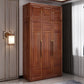 Contemporary Style Wardrobe Armoire Wood Wardrobe Closet with Doors and Drawer