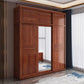 Armoire de style contemporain Armoire en bois massif placard de garde-robe avec portes et tiroir