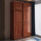 Armoire de style contemporain Armoire en bois massif placard de garde-robe avec portes et tiroir