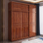 Armoire de style contemporain Armoire en bois massif placard de garde-robe avec portes et tiroir