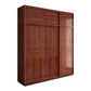 Armoire de style contemporain Armoire en bois massif placard de garde-robe avec portes et tiroir