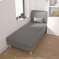 Modern Reclining Armless Chaise Fabric/Faux Leather Accent Chair Clearhalo 'Chairs & Seating' 'Chaise Lounge' 'chaise_lounge' 'furn' 'furn_chaise_lounge' 'Furniture' 'Living Room Furniture' 7128163