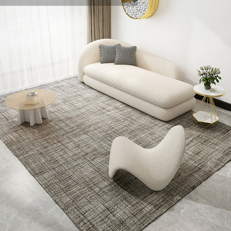 French Country One Armed Chaise, Wool Round Arms Accent Chair Left-Arm Chaise Clearhalo 'Chairs & Seating' 'Chaise Lounge' 'chaise_lounge' 'furn' 'furn_chaise_lounge' 'Furniture' 'Living Room Furniture' 7128190