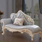 Traditional Genuine Leather Chair One Armed Rolled Arms Accent Chaise Clearhalo 'Chairs & Seating' 'Chaise Lounge' 'chaise_lounge' 'furn' 'furn_chaise_lounge' 'Furniture' 'Living Room Furniture' 7128220