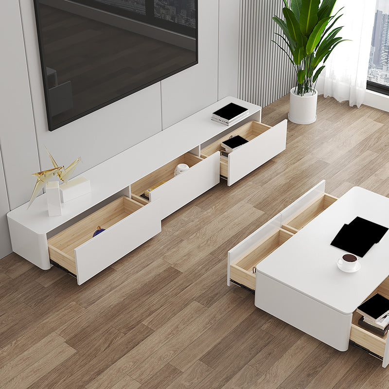 Wooden TV Media Stand Modern TV Media Console for Living Room Clearhalo 'furn' 'furn_tv_stands_entertainment_centers' 'Furniture' 'Living Room Furniture' 'TV Stands & Entertainment Centers' 'TV Stands & Media Storage Furniture' 'tv_stands_entertainment_centers' 7129170