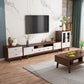 Console multimédia TV en bois Console multimédia scandinave avec tiroirs