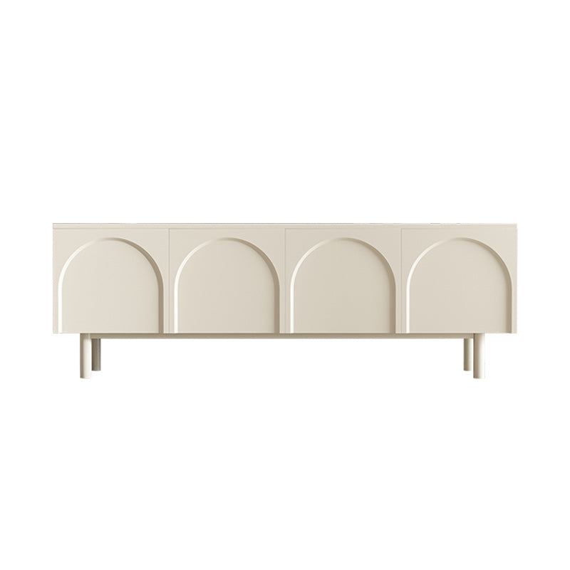Modern TV Media Stand Wooden TV Media Console for Living Room 71"L x 16"W x 22"H Wood Wavy Line Clearhalo 'furn' 'furn_tv_stands_entertainment_centers' 'Furniture' 'Living Room Furniture' 'TV Stands & Entertainment Centers' 'TV Stands & Media Storage Furniture' 'tv_stands_entertainment_centers' 7129209