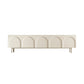 Modern TV Media Stand Wooden TV Media Console for Living Room 79"L x 16"W x 22"H Stone Wavy Line Clearhalo 'furn' 'furn_tv_stands_entertainment_centers' 'Furniture' 'Living Room Furniture' 'TV Stands & Entertainment Centers' 'TV Stands & Media Storage Furniture' 'tv_stands_entertainment_centers' 7129218