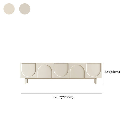 Modern TV Media Stand Wooden TV Media Console for Living Room