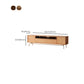 Scandinavian TV Media Stand Solid Wood TV Media Console with Drawer