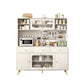 Modern Dining Hutch Faux Wood Hutch Buffet met deuren voor eetkamer