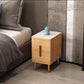Stone Nightstand Classic Glam Bedside Cabinet with 2 Drawers Natural 1 Piece Clearhalo 'Bedroom Furniture' 'furn' 'furn_night_stand' 'Furniture' 'night_stand' 'Nightstands' 7129507