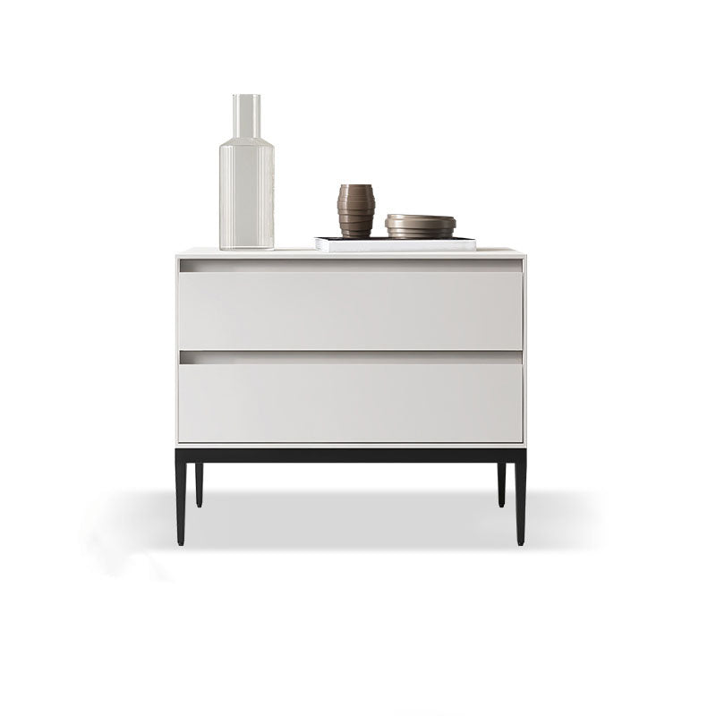 Modern Accent Table Nightstand Wooden Bedside Cabinet for Bedroom White 1 Piece Clearhalo 'Bedroom Furniture' 'furn' 'furn_night_stand' 'Furniture' 'night_stand' 'Nightstands' 7129520
