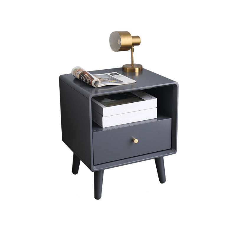 Cassetti moderni per comodini a letto in legno incluso tavolo da notte per camera da letto