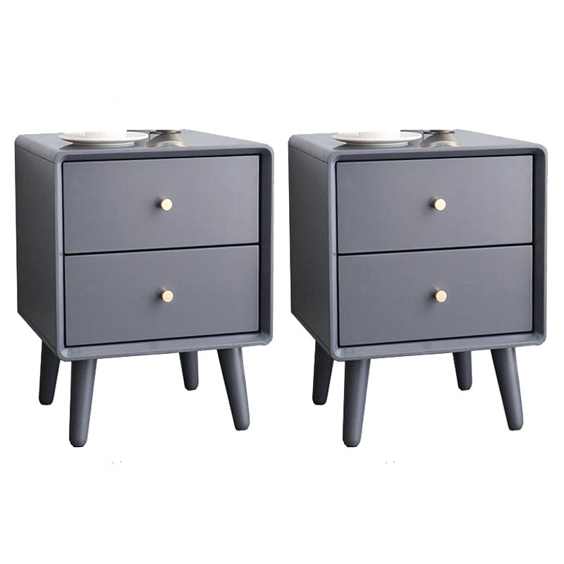Cassetti moderni per comodini a letto in legno incluso tavolo da notte per camera da letto
