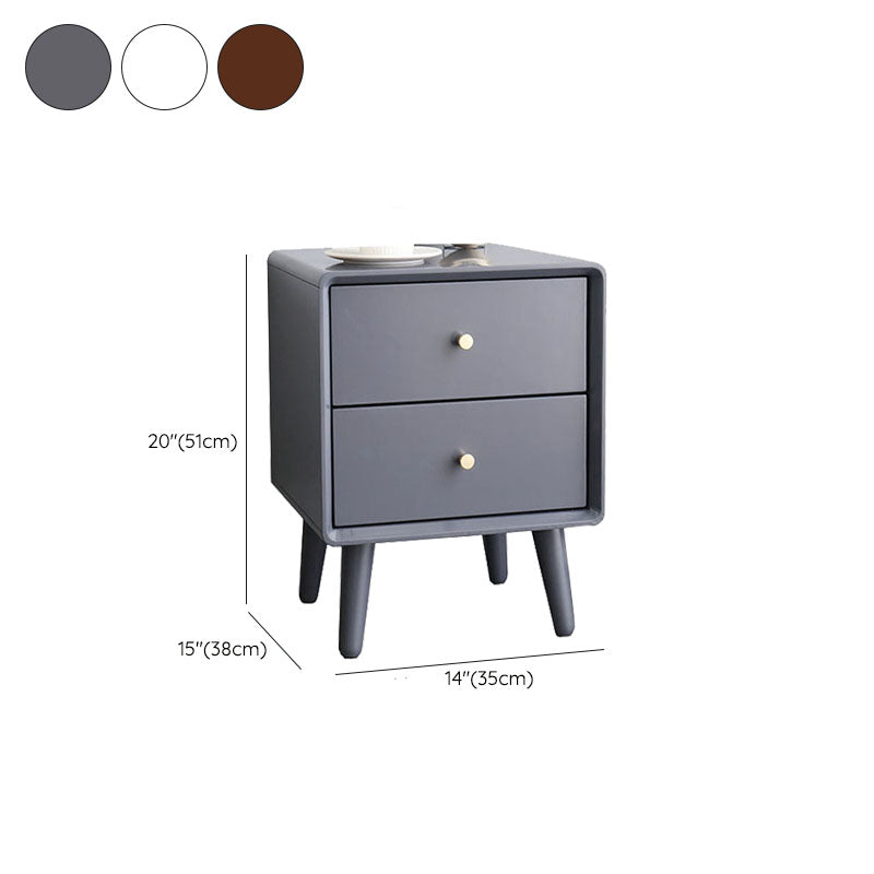 Cassetti moderni per comodini a letto in legno incluso tavolo da notte per camera da letto