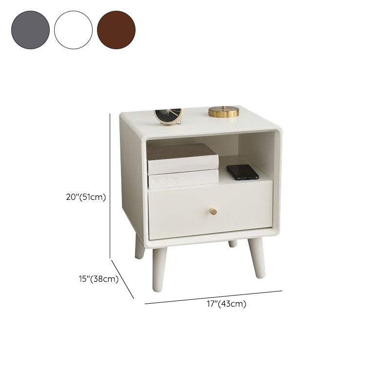 Cassetti moderni per comodini a letto in legno incluso tavolo da notte per camera da letto