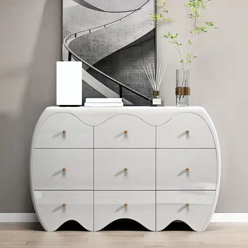 Cómoda clásica con 9 cajones, 15,6 pulgadas de ancho