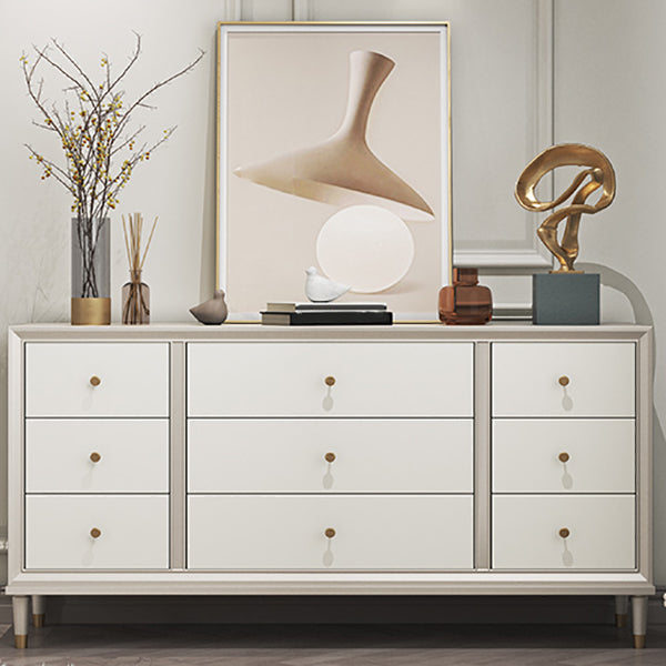 Cómoda cómoda de madera con 8/9 cajones para el hogar