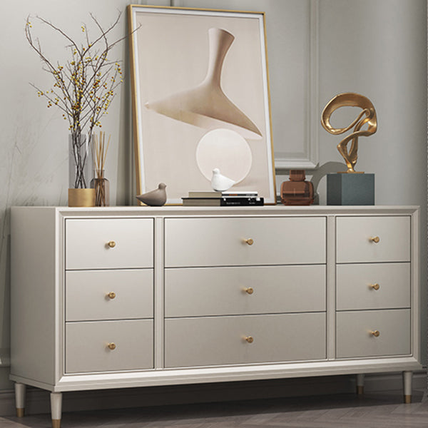 Cómoda cómoda de madera con 8/9 cajones para el hogar