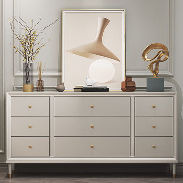 Cómoda cómoda de madera con 8/9 cajones para el hogar