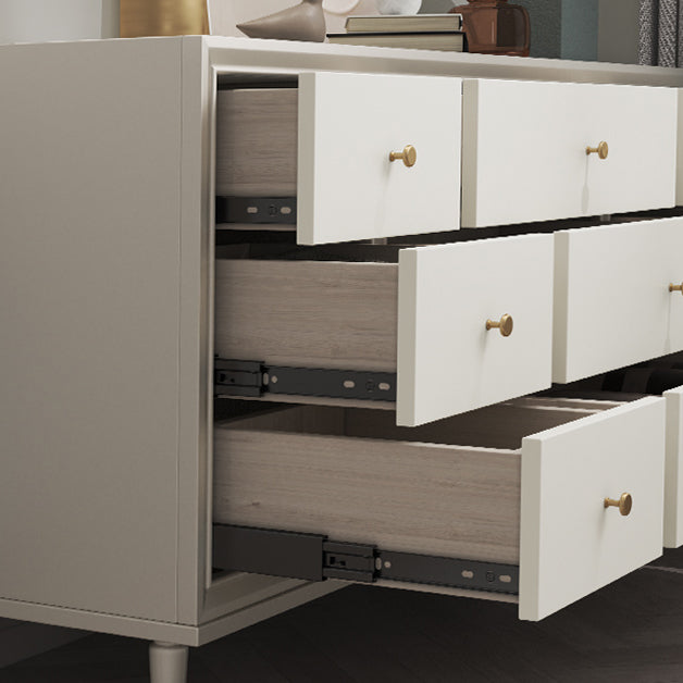 Cómoda cómoda de madera con 8/9 cajones para el hogar