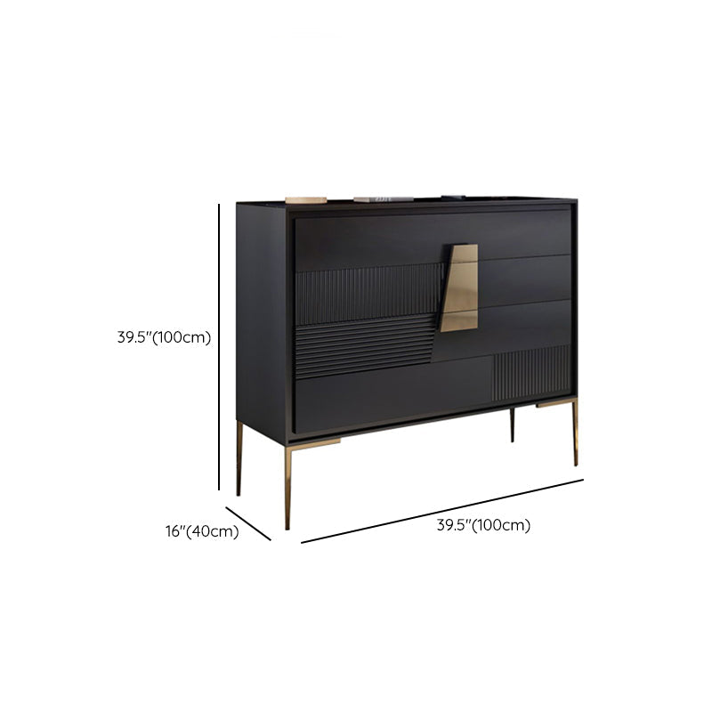 Eigentijdse stenen opbergkist met 4/5 laden, 15,6 inch breed