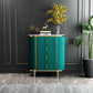 Modern Lingerie Chest Marble Vertical Storage Chest Dresser for Bedroom 31"L x 16"W x 38"H Green Clearhalo 'Bedroom Furniture' 'Dressers & Chests' 'dressers_chests' 'furn' 'furn_dressers_chests' 'Furniture' 7129860